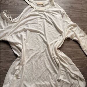 Zara Cream Casual Top